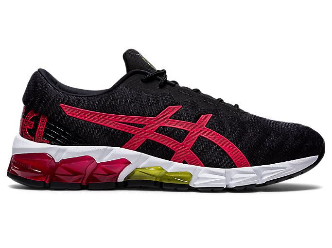 Black / Red Asics GEL-QUANTUM 180 5 Men\'s Sneakers | HBYH3379