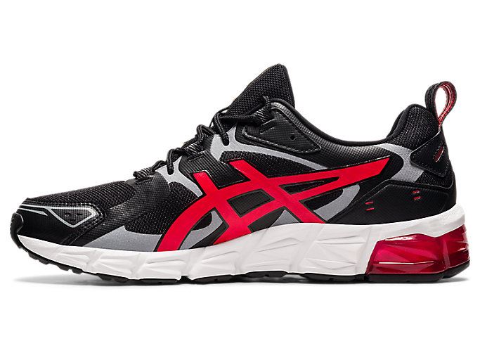 Black / Red Asics GEL-QUANTUM 180 Men's Sneakers | ENZE3606