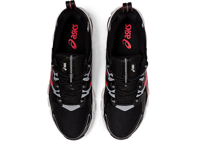 Black / Red Asics GEL-QUANTUM 180 Men's Sneakers | ENZE3606