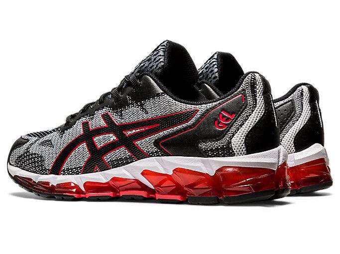 Black / Red Asics GEL-QUANTUM 360 6 Men's Sneakers | NZFL5518