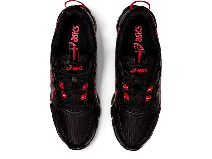 Black / Red Asics GEL-QUANTUM 90 3 Men's Sneakers | IYAJ7102