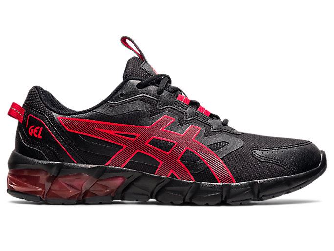 Black / Red Asics GEL-QUANTUM 90 3 Men\'s Sneakers | IYAJ7102