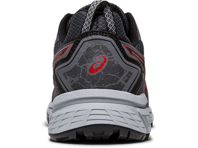 Black / Red Asics GEL-VENTURE 7 Men's Trail Running Shoes | IJBE9266