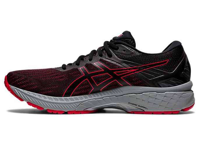 Black / Red Asics GT-2000 9 Men's Running Shoes | RGBX6367