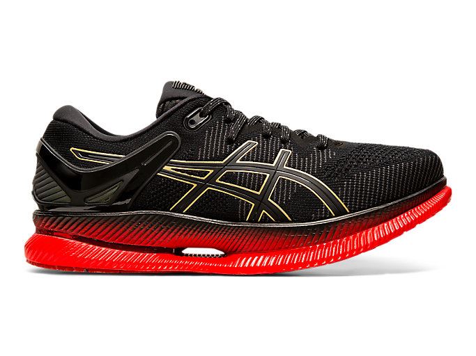 Black / Red Asics METARIDE Women\'s Running Shoes | KZIH2855