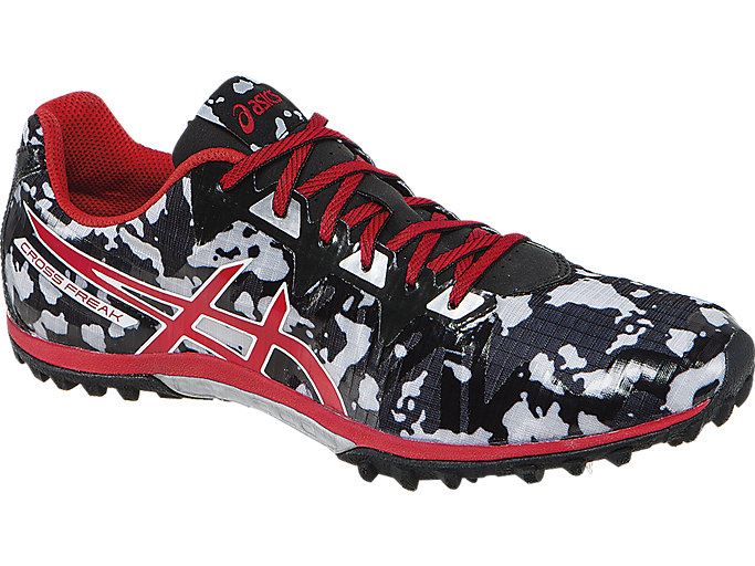 Black / Red / Grey Asics Cross Freak 2 Men's Track Shoes | TMFK8179