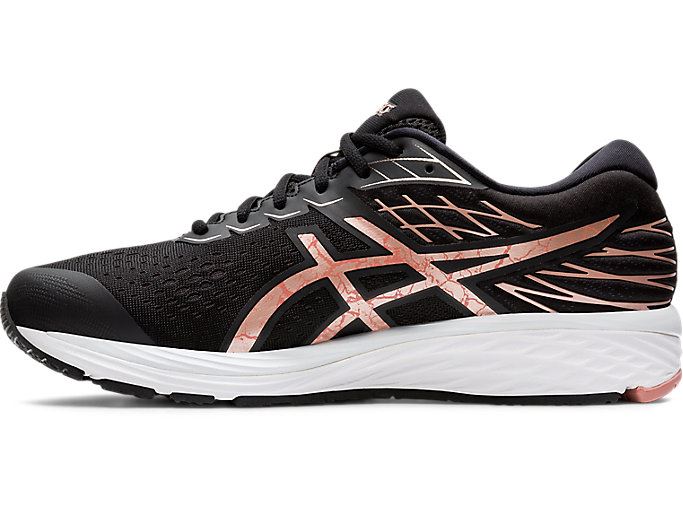 Black / Rose Gold Asics GEL-CUMULUS 21 Men's Running Shoes | XRLL1323