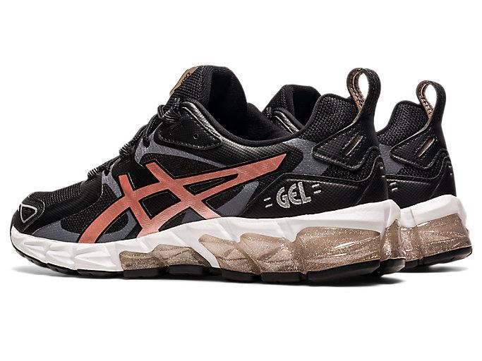 Black / Rose Gold Asics GEL-QUANTUM 180 Women's Sneakers | VAJG1733