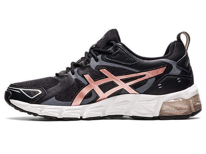 Black / Rose Gold Asics GEL-QUANTUM 180 Women's Sneakers | VAJG1733