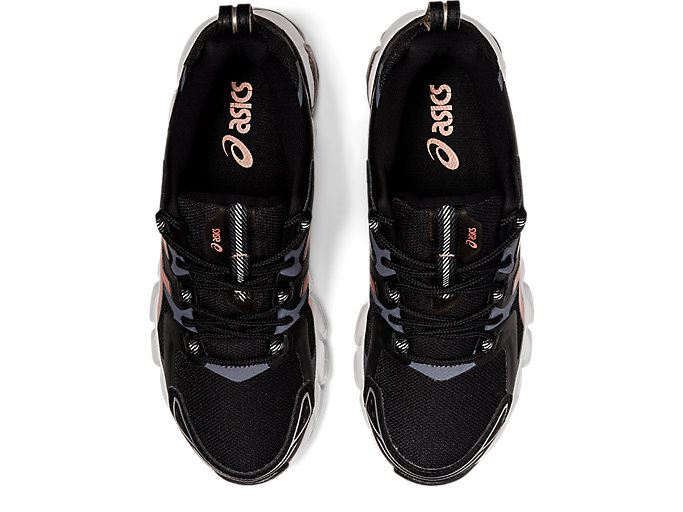 Black / Rose Gold Asics GEL-QUANTUM 180 Women's Sneakers | VAJG1733