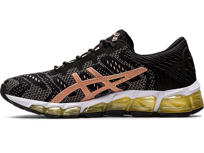 Black / Rose Gold Asics GEL-QUANTUM 360 5 JCQ Women's Sneakers | GXEA2145