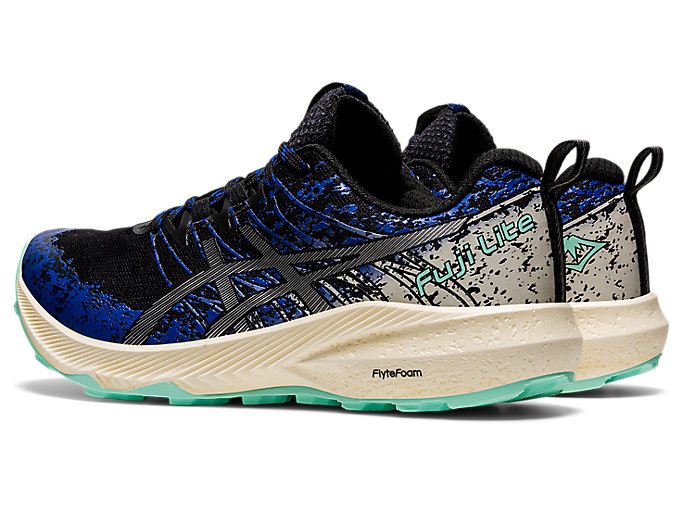 Black / Silver Asics FUJI LITE 2 Women's Trail Running Shoes | CUFI8384