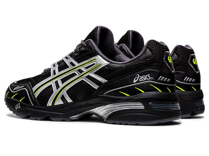 Black / Silver Asics GEL-1090 Men's Sneakers | YIIU3085