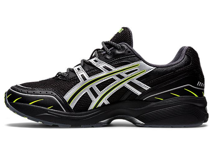 Black / Silver Asics GEL-1090 Men's Sneakers | YIIU3085