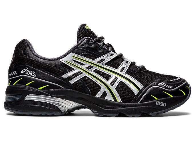 Black / Silver Asics GEL-1090 Men\'s Sneakers | YIIU3085