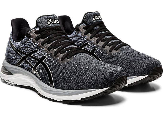 Black / Silver Asics GEL-CUMULUS 21 Men's Running Shoes | APMP8801