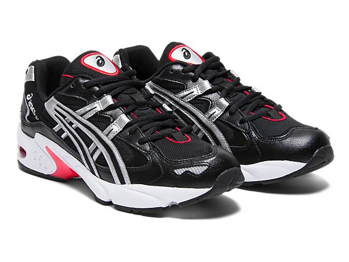 Black / Silver Asics GEL-KAYANO 5 OG Men's Sneakers | DFOS5574