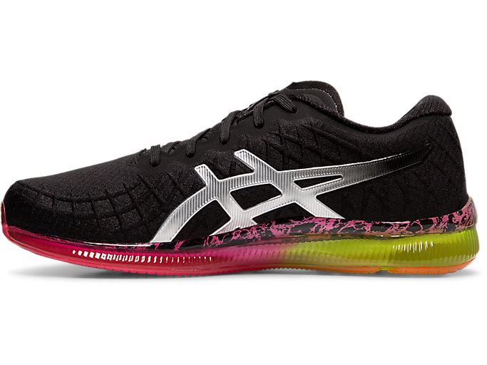 Black / Silver Asics GEL-QUANTUM INFINITY Women's Sneakers | OXEY6074