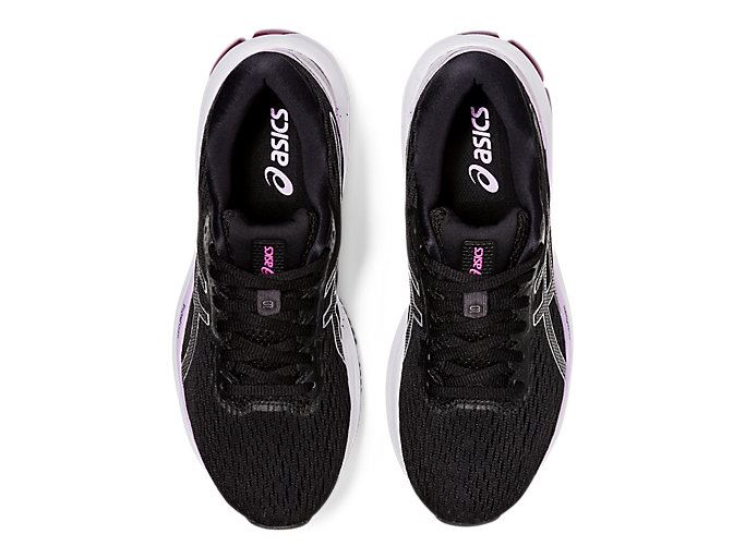 Black / Silver Asics GT-1000 9 Women's Running Shoes | MOVH8753