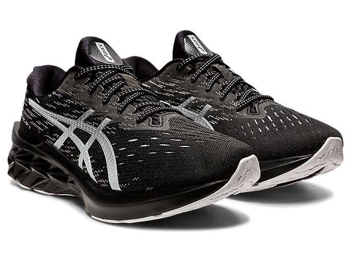 Black / Silver Asics NOVABLAST 2 Men's Running Shoes | FMXQ6096