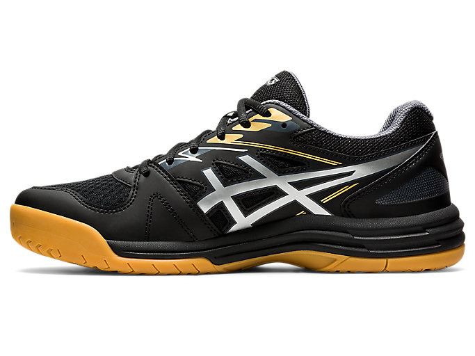 Black / Silver Asics UPCOURT 4 Men's Volleyball Shoes | DIQY4626