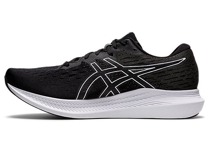 Black / White Asics EVORIDE 2 (2E) Men's Running Shoes | JYBV1343