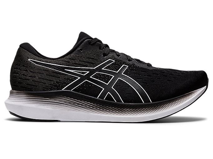 Black / White Asics EVORIDE 2 (2E) Men\'s Running Shoes | JYBV1343