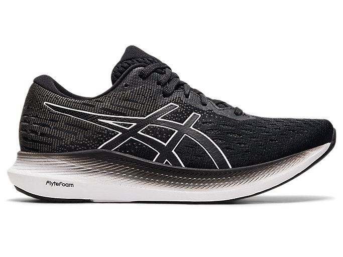 Black / White Asics EVORIDE 2 (D) Women\'s Running Shoes | NAOE2047