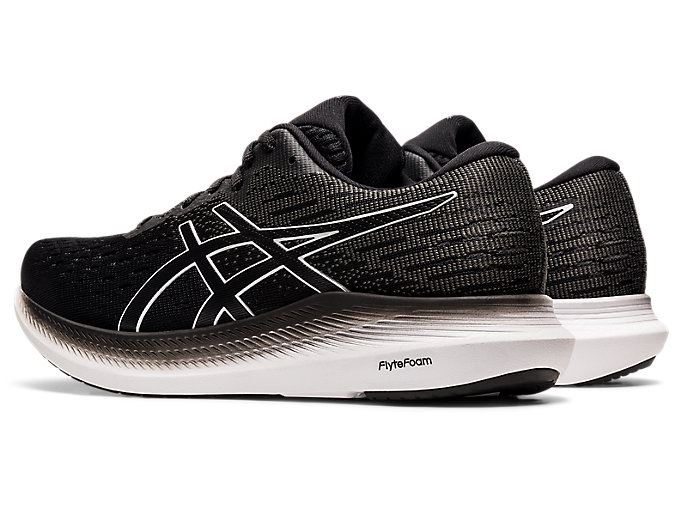 Black / White Asics EVORIDE 2 Women's Running Shoes | PVNK4617