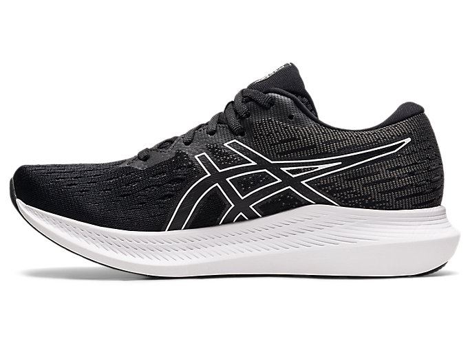 Black / White Asics EVORIDE 2 Women's Running Shoes | PVNK4617