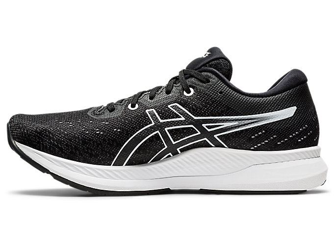 Black / White Asics EVORIDE Women's Running Shoes | FKHD1100