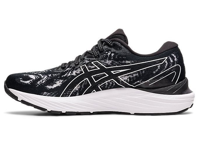 Black / White Asics GEL-CUMULUS 23 Women's Running Shoes | GVLP3782