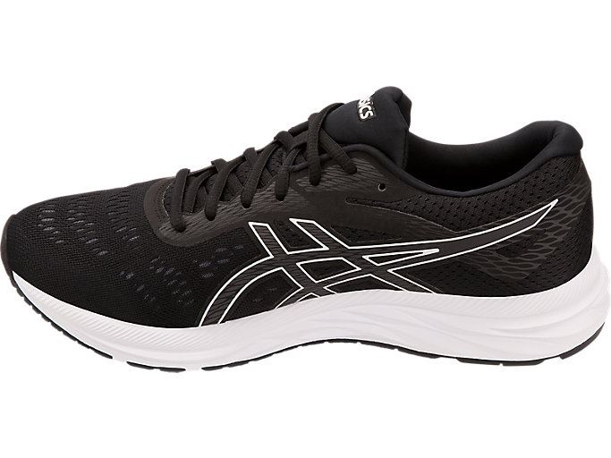 Black / White Asics GEL-EXCITE 6 Men's Running Shoes | TBWN0712