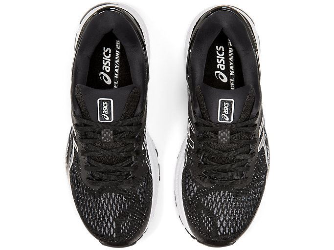 Black / White Asics GEL-KAYANO 26 Women's Running Shoes | OHTR3055