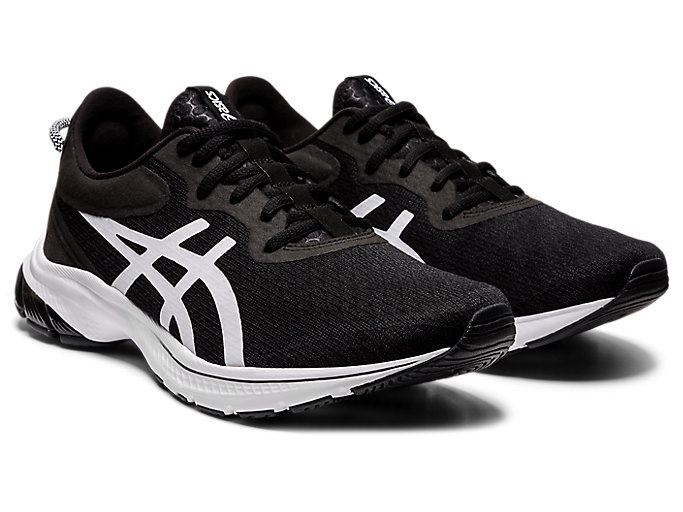 Black / White Asics GEL-KUMO LYTE 2 Men's Running Shoes | AQYQ8448