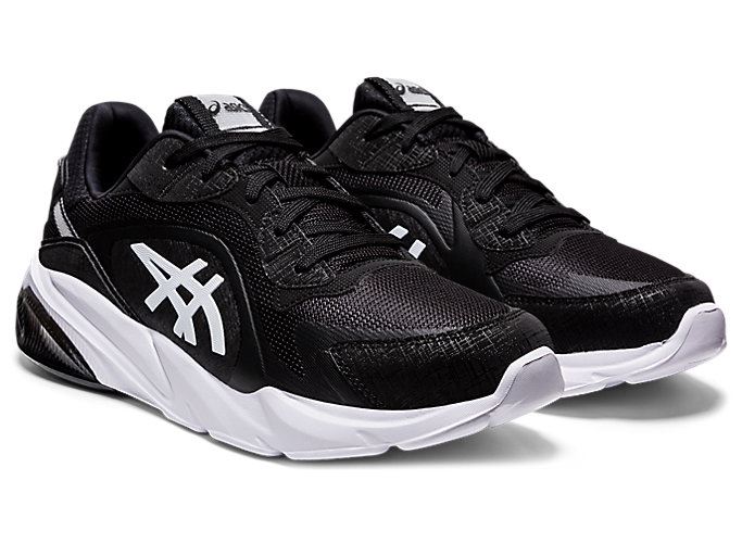 Black / White Asics GEL-MIQRUM Men's Sneakers | XNFC8548