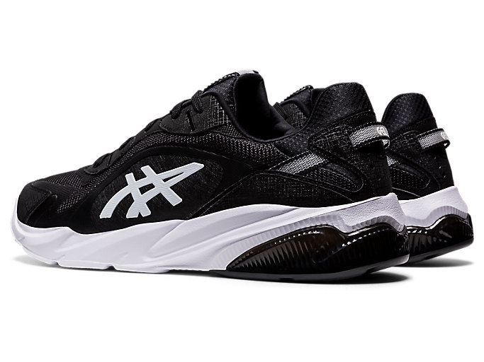 Black / White Asics GEL-MIQRUM Men's Sneakers | XNFC8548