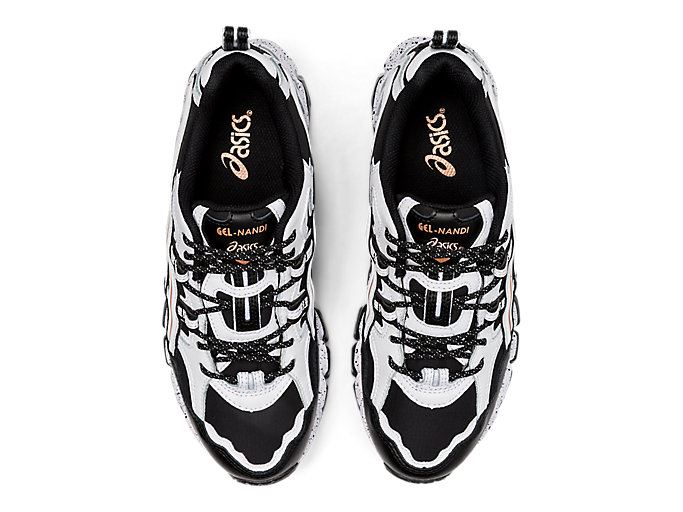 Black / White Asics GEL-NANDI 360 Women's Sneakers | VBUO4833