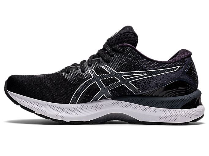 Black / White Asics GEL-NIMBUS 23 Men's Running Shoes | XSWQ0522