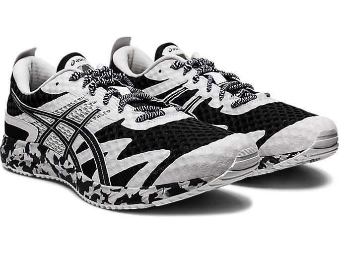 Black / White Asics GEL-NOOSA TRI 12 Men's Running Shoes | PLJL5547