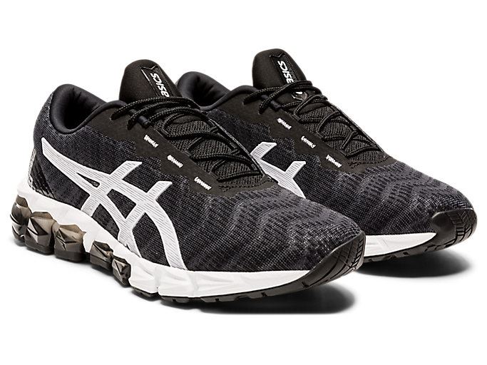 Black / White Asics GEL-QUANTUM 180 5 Men's Sneakers | YFYE5993