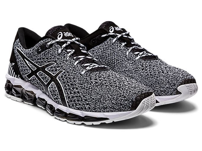 Black / White Asics GEL-QUANTUM 360 5 KNIT Women's Sneakers | MVJQ7928