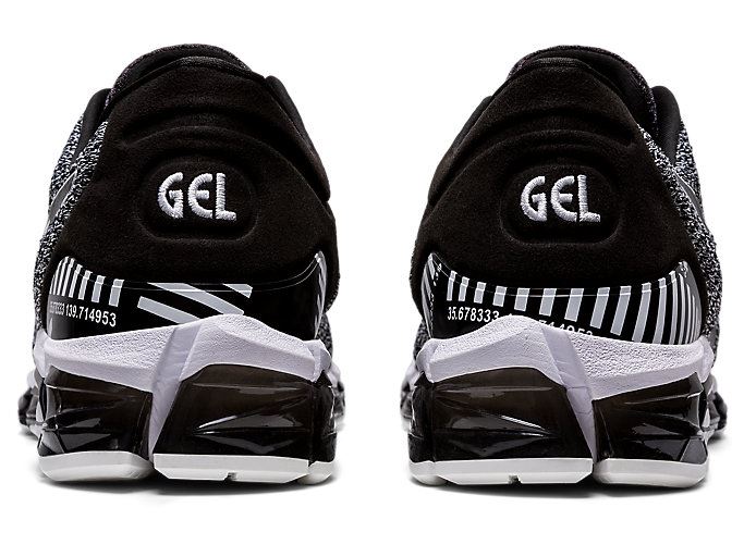 Black / White Asics GEL-QUANTUM 360 5 KNIT Women's Sneakers | MVJQ7928