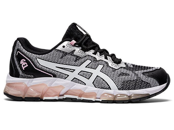 Black / White Asics GEL-QUANTUM 360 6 Women\'s Sneakers | MDEW8992