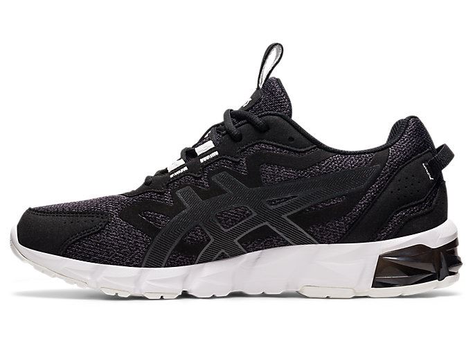 Black / White Asics GEL-QUANTUM 90 3 Men's Sneakers | ZXZL3029