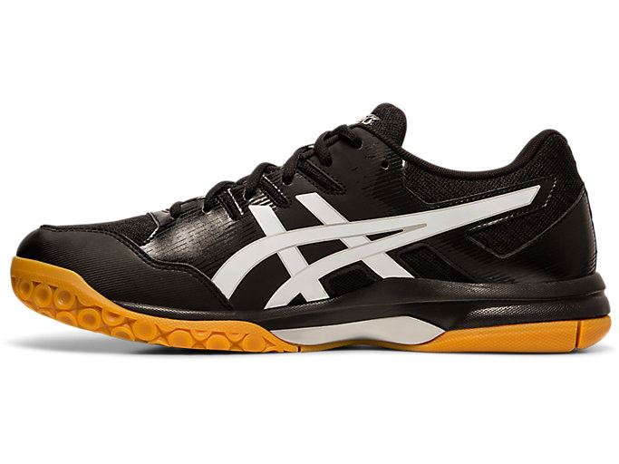 Black / White Asics GEL-ROCKET 9 Men's Volleyball Shoes | BFNP4860