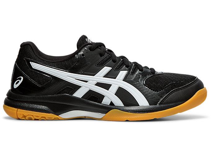 Black / White Asics GEL-ROCKET 9 Women's Volleyball Shoes | DPUJ2953