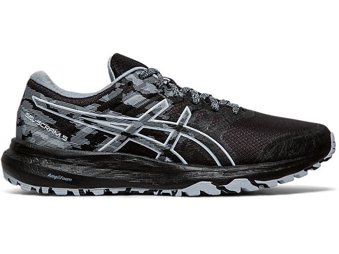 Black / White Asics GEL-SCRAM 5 Women\'s Trail Running Shoes | ARFA1696