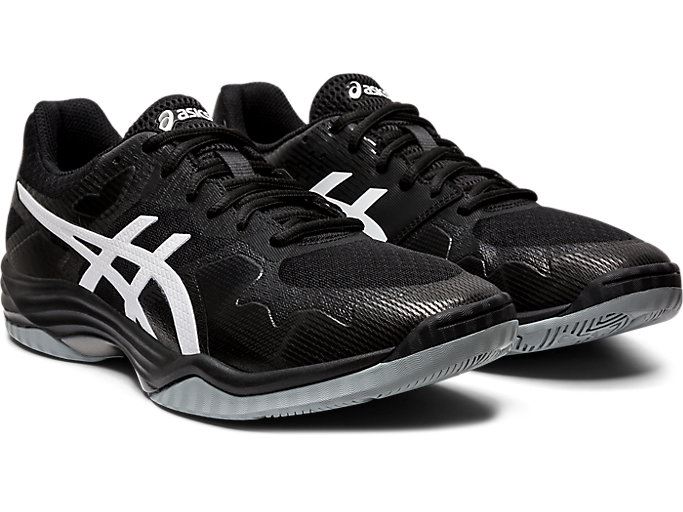 Black / White Asics GEL-Tactic 2 Men's Volleyball Shoes | CIJO7285