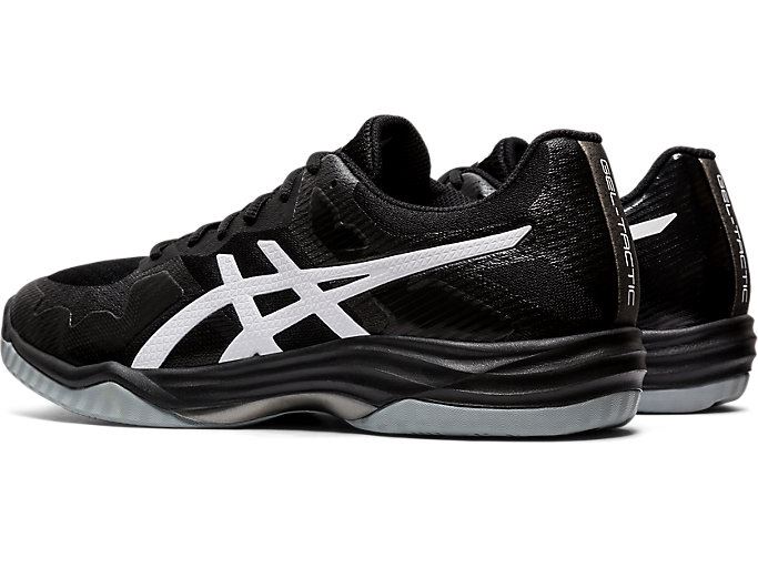 Black / White Asics GEL-Tactic 2 Men's Volleyball Shoes | CIJO7285